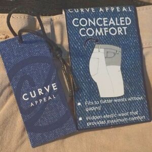 NWOT Curve Appeal high rise skinny khaki jeans size 6